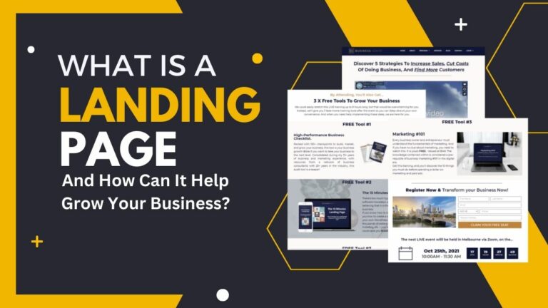 What is a Landing Page And How Can It Help Grow Your Business?