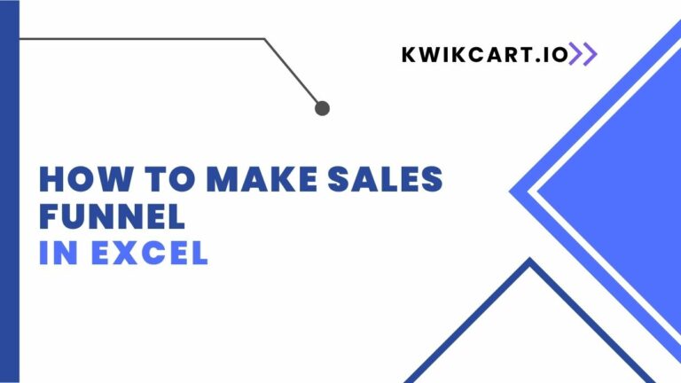 How to Make Sales Funnel in Excel