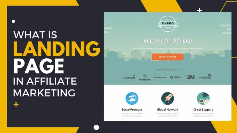 What is Landing Page in Affiliate Marketing