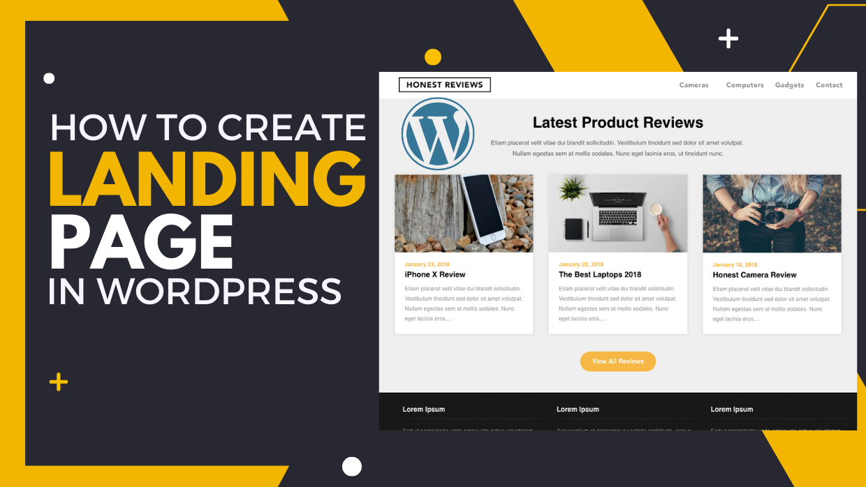 How to Create Landing Page in WordPress