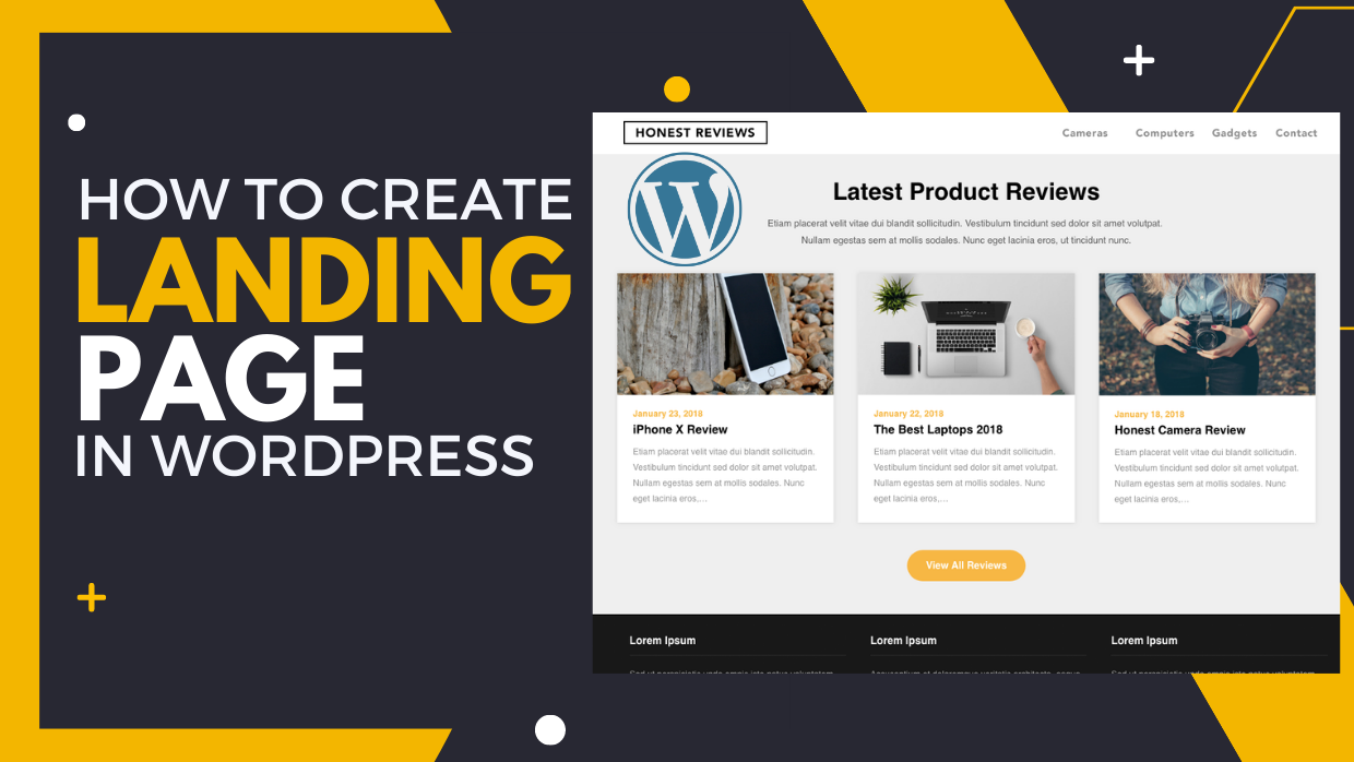 How To Create Landing Page In WordPress KwikCart Blog